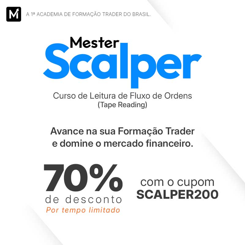 Com o MesterScalper, você aprende Leitura de Fluxo (tape reading) com a melhor instituição de formação de traders profissionais do Brasil.