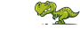 Logo Dinossauro do Tráfego - branco